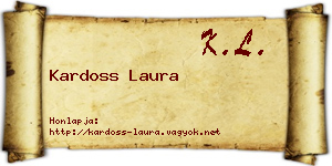 Kardoss Laura névjegykártya